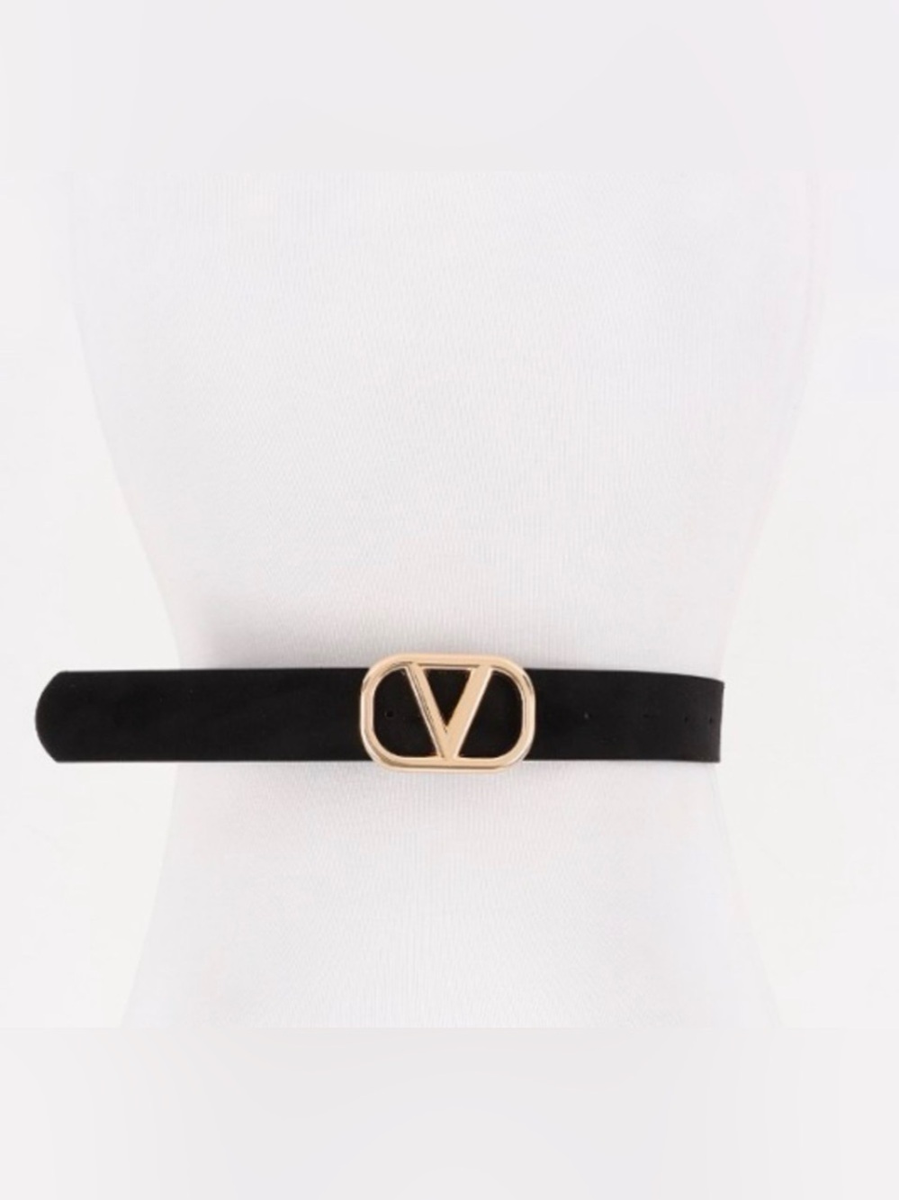 Designer Style Black Belt